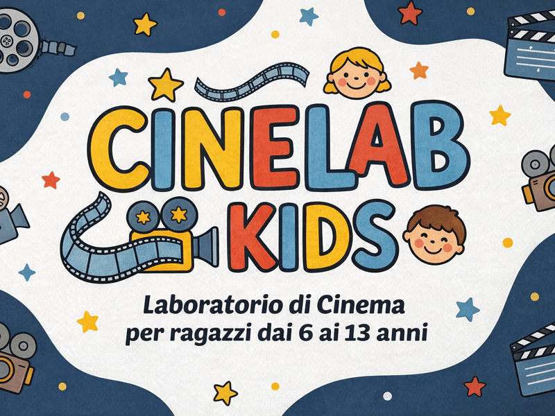 Bambini del laboratorio Cine-Lab-Kids durante le riprese a Modugno